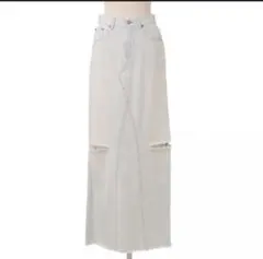 mm6 メゾンマルジェラ　maison margiela マキシ丈デニムスカートのサムネイル