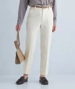 greenlabelrelaxingキチントボトムスALLFITテーパードパンツ