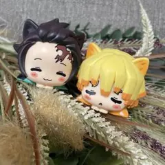 鬼滅の刃 おひるねこ 竈門炭治郎 我妻善逸　フィギュア