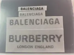 BALENCIAGA BURBERRY アイロンプリントシート