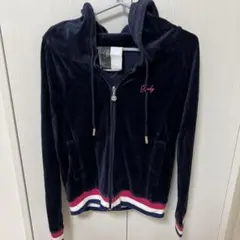 Rady ネイビー　ベロア フードパーカー　上のみ　サイズM