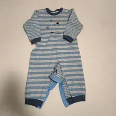 a*様 familiar ストライプロンパース 80サイズ