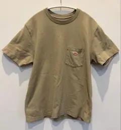 DANTON ベージュ Tシャツ ポケット付き