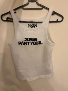 ZARA 365 PARTY GIRL CHARLI XCX タンク　ホワイトのサムネイル