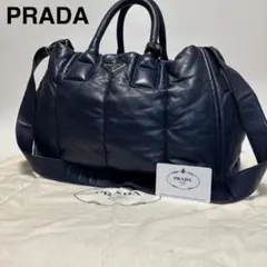 t06【極美品】Gカード付　プラダ　ナッパボンバー　2way ショルダーバッグ