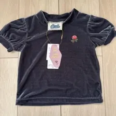 【新品・未使用】しまむら soft cheese ベロアTシャツ