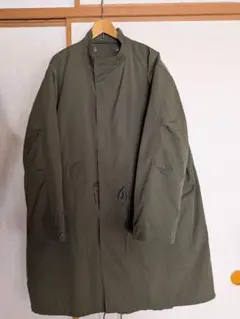 THE SHOP TK オリーブグリーン インナー付きオ―バ―サイズモッズコート