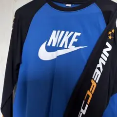 NIKE 長袖カットソー 160青/黒