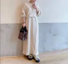 CIAOPANIC TYPY ドットボタンカーディガン付きノースリーブワンピース