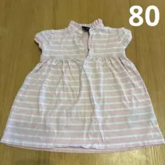 ラルフローレン Ralph Lauren ピンクワンピース 80