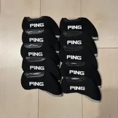 ◯PING アイアンカバー 黒◯。