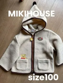 Miki House ベージュ フリースジャケット