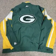 STARTER NFL PACKERS ナイロンジャケット 古着 ヴィンテージ