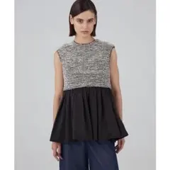 未使用】美品⭐︎ジプソフィア ストライプ柄 バルーンスリーブシャツ 