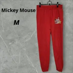Mickey Mouse 赤 パンツ 【M】レディース
