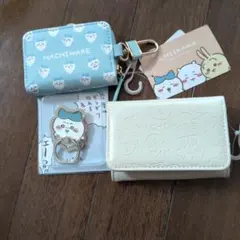 ちいかわ　ハチワレ　キーケース　カードケース　スマホリング