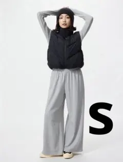 スウェットワイドパンツ