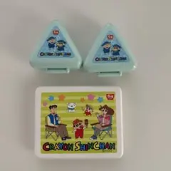 クレヨンしんちゃん　すき家　おりたたみランチケース＆おにぎりケースのセット