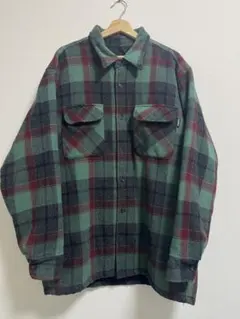 90'S OLDSTUSSYチェック柄シャツジャケット DEAD STOCK L