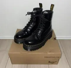 24cm 良品 Dr.Martens JADON 厚底 ８ホールブーツ UK5