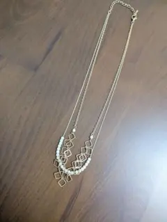 ネックレス　レディース　2連