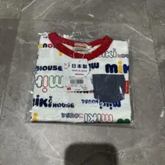 ミキハウス ロゴ 半袖 Tシャツ 80 日本製