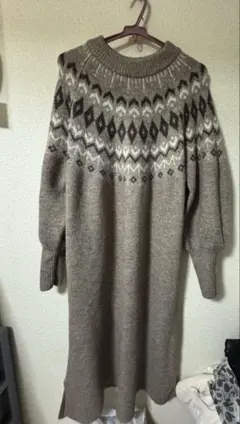 daaco しまむら　ニットワンピース