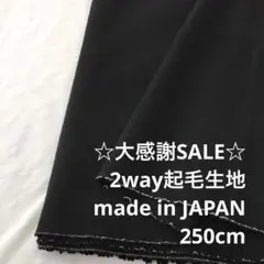 B3X/5940-01◆250cm 残暑SALE/綿ポリ混2way起毛生地