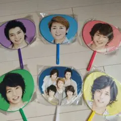 嵐　Beautiful World 2011　ミニうちわ6枚セット