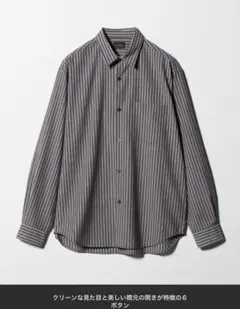 《6月末まで》【green label relaxing】長袖シャツM ブラウンのサムネイル