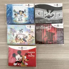 JCBカード　ディズニー特典　ピンバッジ　5点セット