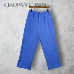 CIAOPANIC TYPY チャオパニック　ワイドパンツ ブルー L 無地