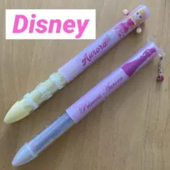 ディズニー　プリンセス　オーロラ　2色 ボールペン 2本セット