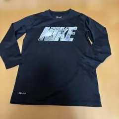 NIKE キッズ 長袖Tシャツ ブラック DRI-FIT