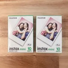 ★新品★FUJIFILM instax mini用フィルム、10枚入り×2箱