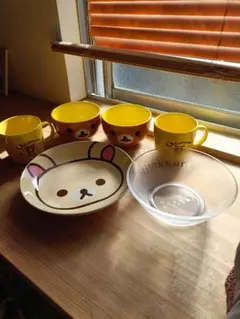 リラックマ 新品食器セット マグカップ ボウル プレート まとめ売り
