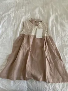 Bebe organicノースリーブワンピース ピンク