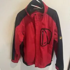 ジャックウルフスキン　赤　ジャンパー　アウター　 TEXAPORE 防風　防水