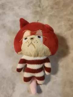 ぶさかわ ぬいぐるみマスコット キーチェーン