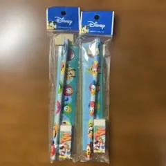 Disney ミッキー 鉛筆 2本セット