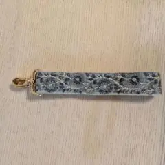 インド綿刺繍リボンストラップ