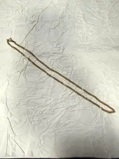 質屋鑑定済 18金 50cm 6面ダブル 刻印有20.18g 購入時レシート保管 