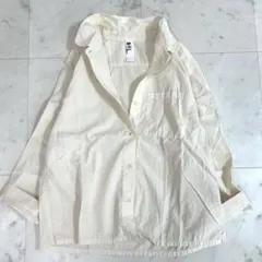 美品 MHL. 2,4万円 ホワイトのシャツ ブラウス マーガレットハウエル F 