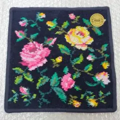 FEILER バラ柄 タオルハンカチ 約25cm ゴラローズ フェイラー