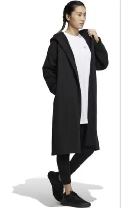 アディダス WID レディース フリース ロングカーディガン タグ付き 新品