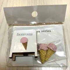 ナチュラルキッチン　ミニチュアセット　看板　アイスクリーム