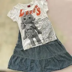 Levi's redisTシャツ、デニムフレアスカートLのサムネイル