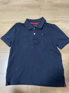 TOMMY HILFIGER ネイビーポロシャツ M (8-10)