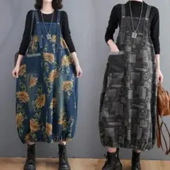 サロペット　ジャンパースカート　大きいサイズ レディース ワンピース　新品