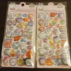 キャラクター立体シール2シートセット